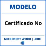 Modelo De Certificado No Word