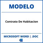 ▷ Modelo De Contrato De Alquiler De Habitacion Word