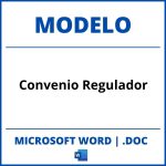 Modelo De Convenio Regulador Word