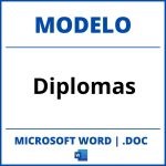 Modelo De Diplomas En Word