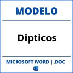 Modelo De Dipticos En Word