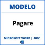 Modelo De Pagare En Word