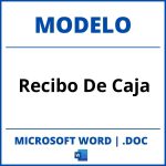 Modelo De Recibo De Caja En Word